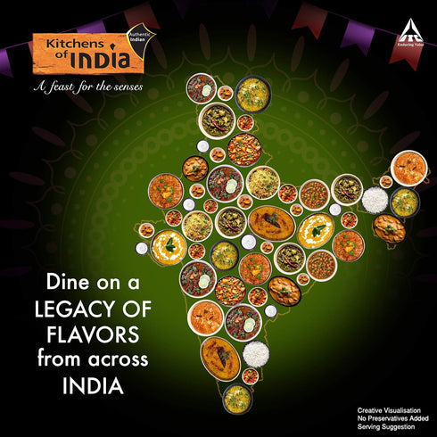 10-Ounce (Pack 6) Kitchens Of India Ready To Eat Pav Bhaji, Mashed Vegtable Curry, Boxes