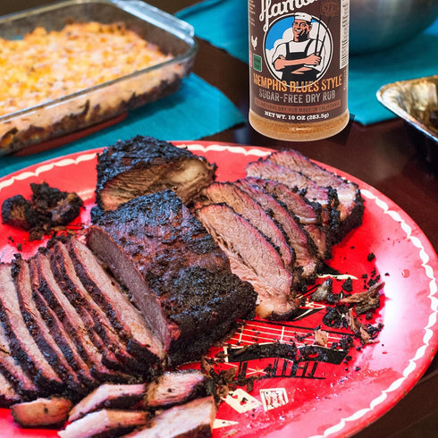 Jake’s Famous Memphis Rub, Gluten Free, Sugar Free, BBQ Rub for Ribs and Brisket, 10 oz
