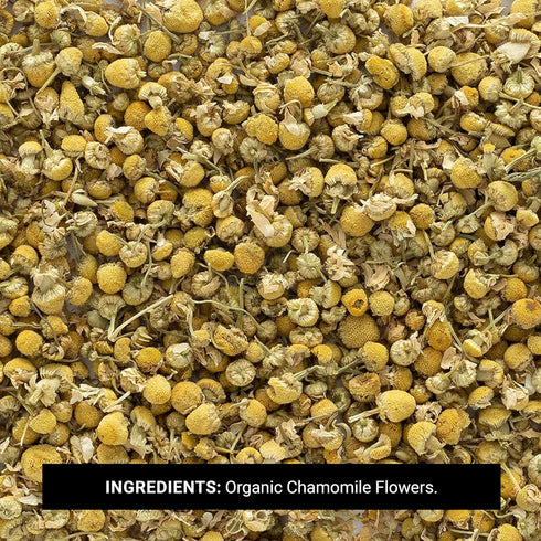 16 (Pack 1) Frontier Co-op Organic Whole Chamomile Flowers, Kosher, Bulk Herb - Dried Chamomile Flowers for Tea