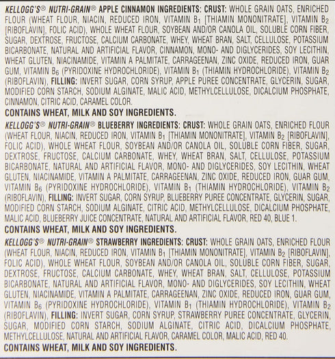 Pack, 48 Count Nutri-Grain Kellogg's Cereal Bars Variety