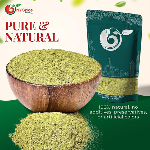 8 NY Spice Shop Ground Makrut Lime Leaves - Ounce Finely Kaffir Leaves Powder - Kaffir Leaf Fresh - Makrut Pepper