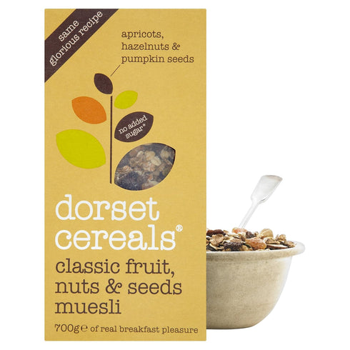 DORSET 700g Cereals - Muesli - Classic Fruits, Roasted Nuts & Seeds