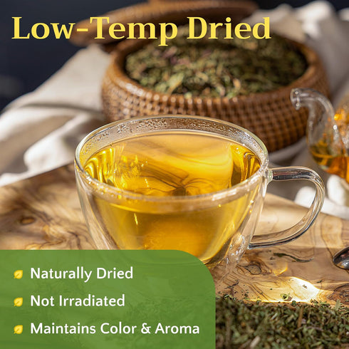 8oz Natural Dandelion Leaf Herb Tea - Cut and Sifted Dried Leaves - Loose Herbal Bulk