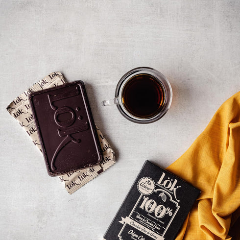 100% 3.0 3 Pack Loek Foods Dark Chocolate Bar Cacao | Fair Trade, Kosher, Gluten Free, Vegan, Bean-to-Bar, Sugar-Free