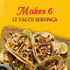1 oz (Pack 12) Cholula Seasoning Mix, Al Pastor, Medium Heat, For Pork, Chicken, or Steak Tacos, Rice Bowls, Burritos