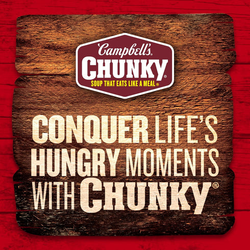 18.8 oz (12 Pack) Campbell's Chunky Creamy Chicken Bacon Carbonara Soup, Can