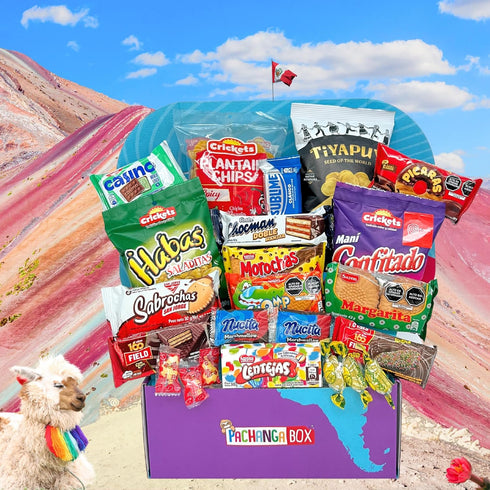 International Peru Snack Box - Mother's Day Treat Gift! Tasty Hispanic and Latin American Snacks