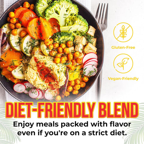 32 Island Spice Jerk Seasoning ounces - Gluten-Free Vegan-Friendly Dry Rub with Real Jamaican Pimento - Authentic Jerk