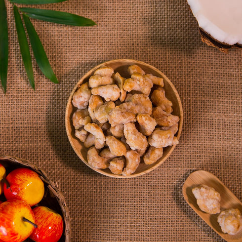 (14.1 oz) LAFOOCO Sea Salt Coconut Cashews, Premium Cashews, Lightly Sea Salted, Coconut flakes, Rich in Nutrients