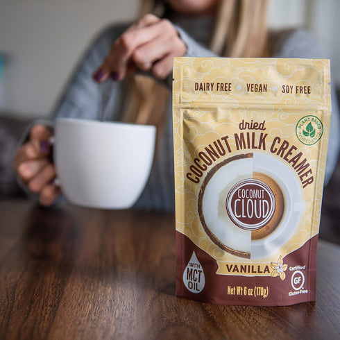 Coconut Cloud: Dairy-Free Coffee Creamer | Minimally Processed, Shelf Stable. Made from Coconut Powdered Milk. | Vegan