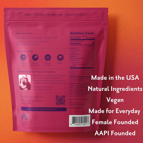 (1.7 Droosh Tikka Masala Spice Mix, Indian Spices, Sweet and Savory, Tikka Masala Powder for Sandwiches, Snacks, Fruit