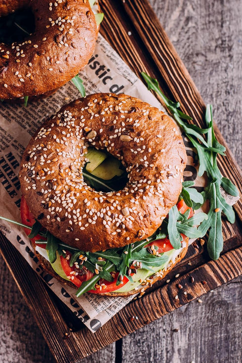 RawJoy Pack 12 Fresh New York Multigrain Bagel by | Delicious Fresh Multigrain Bagel