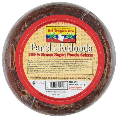 16 (Pack 5) Iberia Panela Round Ounce
