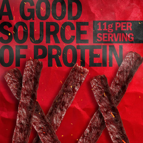 1 oz., 12 Count 11g 1g Jack Links Premium Cuts Beef Steak, Original, Great Protein Snack of Protein and of Carbs per