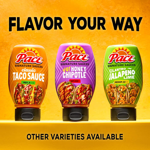 Pace Signature Sauces Classic Taco Sauce, 10.8 oz Bottle