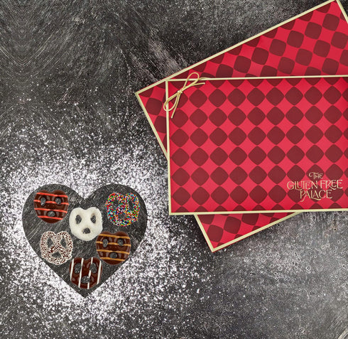 (4 Gluten Free Palace Gift Box Gourmet Gluten Free Mothers Day Chocolate Covered Pretzels Sweet & Salty Crunchy Treat