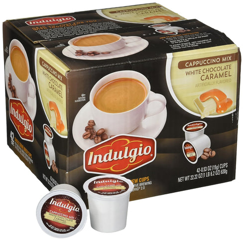 Indulgio 48 Count White Chocolate Caramel Cappuccino