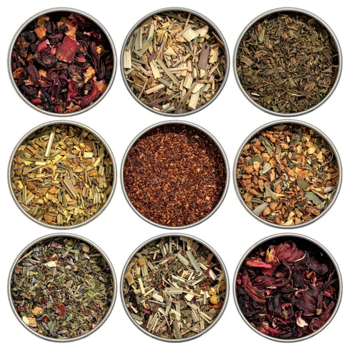 Heavenly Tea Leaves Organic Herbal Loose Leaf Tea Sampler Gift Set (Approx.