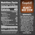 12 Oz Campbell's Cooking Sauces, Hearty Beef Stew, Pouch