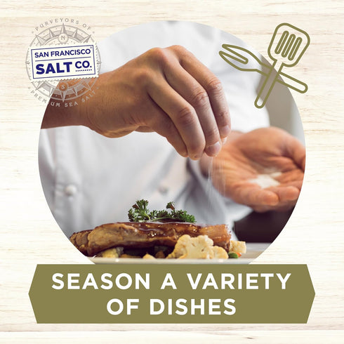 2 lb French Grey Sea Salt Bag Coarse Grain Celtic Salt (Sel Gris) from Gurande France All-Natural, Kosher Gourmet Sea