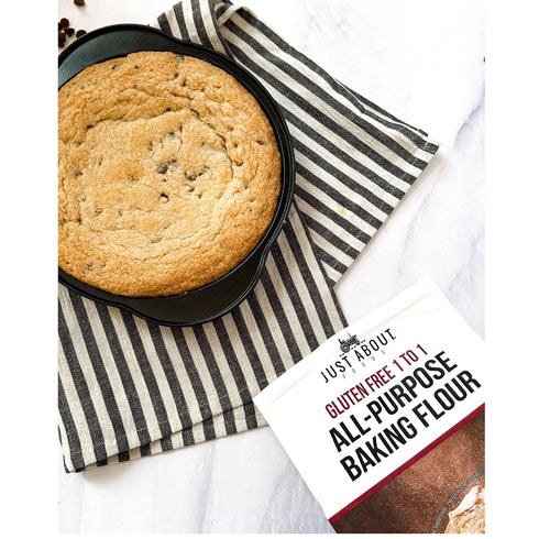 1:1 3 lbs Just About Foods All Purpose Flour Gluten-Free, New Improved Formula, All-Purpose Substitute for Wheat Flour