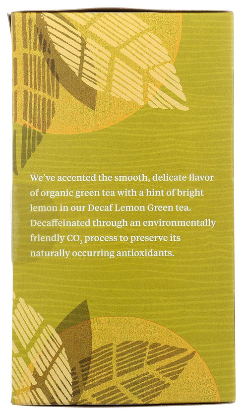 Allegro Tea, Organic Decaf Lemon Green Tea Bags, 20 ct