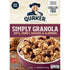 28 oz (2 Pack) Quaker Simply Granola, Oats, Honey, Raisins and Almonds, Boxes