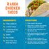 1 (Pack 12) Ortega Seasoning Mix, Ranch Taco Seasoning, Ounce