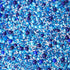 Sprinkle Pop Blue Ombre Sprinkle Mix | Monochromatic Blend of Blues & Navy Blue Sprinkles with White Pops | Undersea