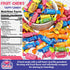 (70 1 lb (1 Fruit Chews Candy Assorted Fruity Flavors Individually Wrapped Pieces) Bulk Bag Soft & Chewy Taffy Candy