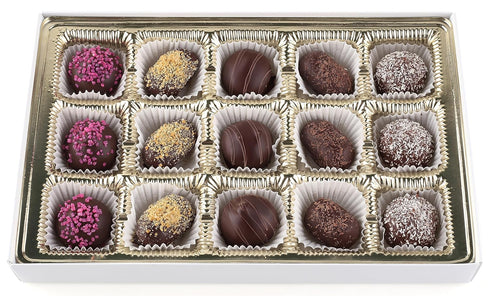 Holiday Xmas Chocolate Gift Box - Delicious Kosher Dairy Free, Egg Free Vegan Friendly Chocolates - Corporate Holiday