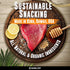 9g Omega-3's (10 pack, 0.50 oz) Kaimana Jerky Ahi Tuna Sampler Bundle - All Natural & Wild Caught Tuna Jerky. Made