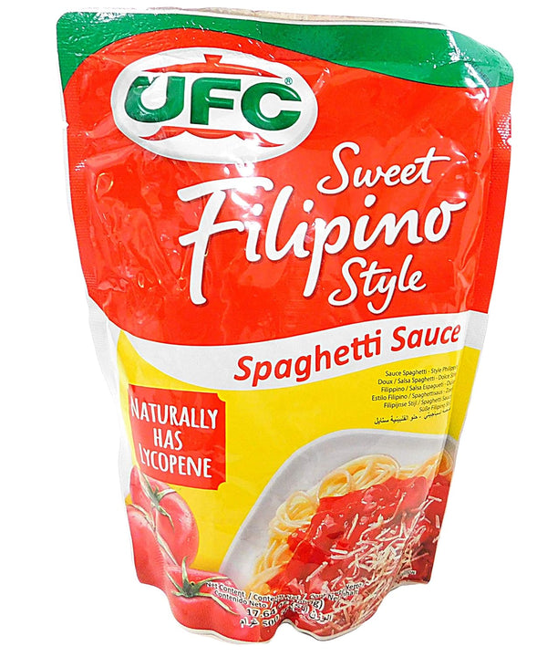 UFC Spaghetti Sauce, Sweet Filipino Blend, 500g pouch (Pack of 2)
