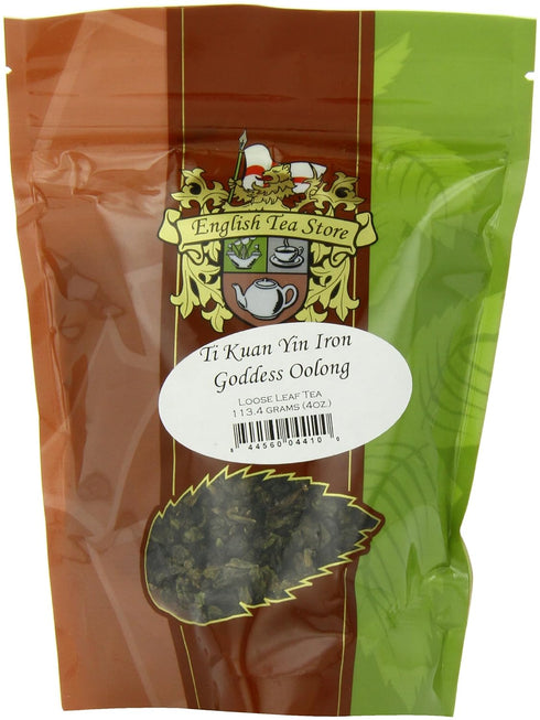 English Tea Store Loose Leaf, Ti Kuan Yin Iron Goddess Oolong Tea - 4oz