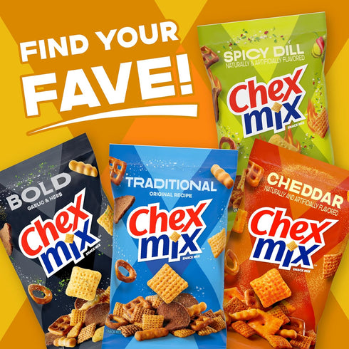 Chex Mix 13.5 oz Honey Nut Sweet and Salty Snack Mix, Snacks, Family Size