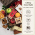 Capalbo's Packaging Fruit & Cheese Snacker's Gift Box | Fruit & Cheese Gift Boxes w/Sharp White Cheddar, Fresh Fruits