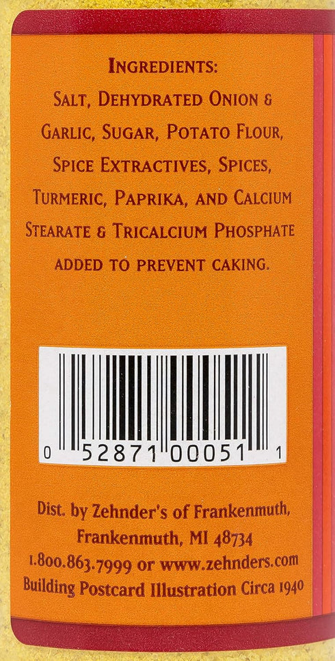 Zehnder's of Frankenmuth (8.5 oz) Zehnders's Chicken Seasoning
