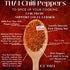 3.5oz EZ THAI - Chili Pepper Flakes - Thai Red Chilli Crushed Powder Seasoning Spice for Chinese, Mexican, & Asian