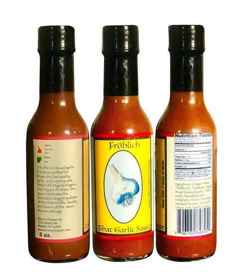 Frohlich: That Garlic Sauce Truffle Oil Infused Hot Sauce