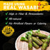 Wasabi-O Hot & Spicy Wasabi Sauce - Real Japanese Vegan, Gluten-Free Organic Wasabi
