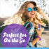 120 Pack, 4 30 Packets Crystal Light Grape Naturally Flavored Powdered Drink Mix with Caffeine, ct Boxes of On-the-Go