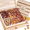 Royal Nuts Gift Basket Gourmet Mixed & Assorted Nuts in Reusable Wooden Crate |