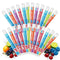 Freeze Pops, 24 Count Ice Pops Bulk Pack of Refreshing Assorted Flavors,
