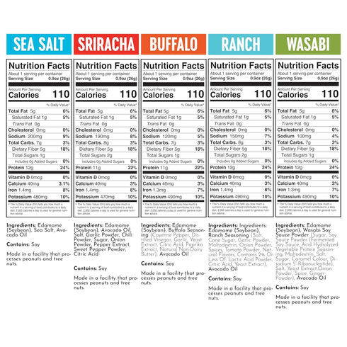Pack 0.9oz (Pack 45) The Only Bean High Protein Snacks, Healthy Office Snacks, Healthy Snacks for Adults and Kids