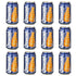 Orangina et sa Pulpe - French Imported Orange Pulp Soda Cans (12 Pack,