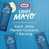 Kraft Packet (0.44 oz Packets, Pack 200) Mayo Light Mayonnaise Single Serve