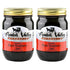 Amish Valley Products Old Fashioned Jam Glass Pint Jar (Seedless Black Raspberry)