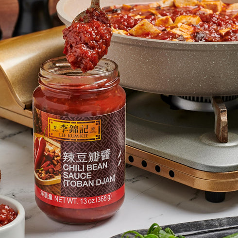 (13 oz 1 Pack), Lee Kum Kee Chili Bean Sauce - Toban Sauce, Sichuan Style, Mild Spice, Perfect for Stir-Frying
