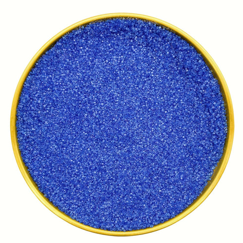 Dynastang 3OZ Royal Blue Sanding Sugar Sprinkles Edible Sugar Crystals Cake Decoration Cupcake Toppers Cookie