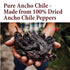 The Spice Way Premium Ancho Chile, Pure Ancho Chilli Powder (4 oz) in Resealable Bag